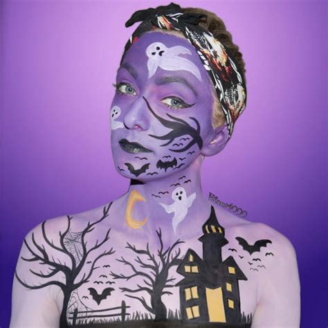 Cool Halloween Makeup Halloween Makeup Inspiration Purple Halloween