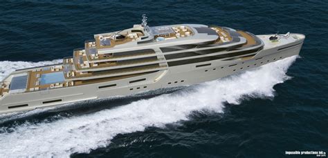 140m Luxury Yacht Ipi140 Concept From Above — Yacht