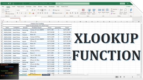How To Use Xlookup Function In Excel Youtube