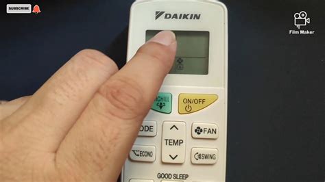 Daikin Manual Remote Control