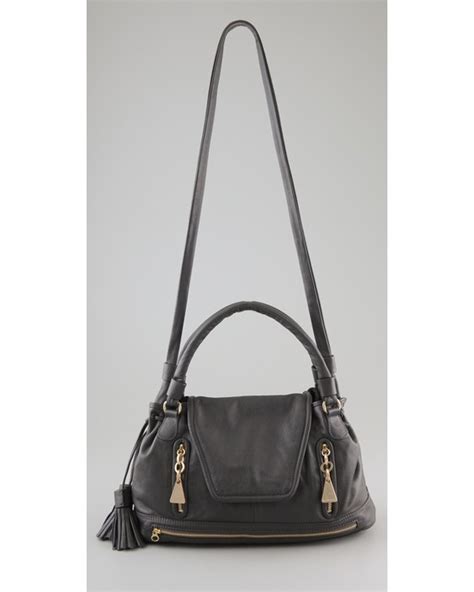 See By Chloé Cherry Medium Convertible Satchel In Gray Lyst