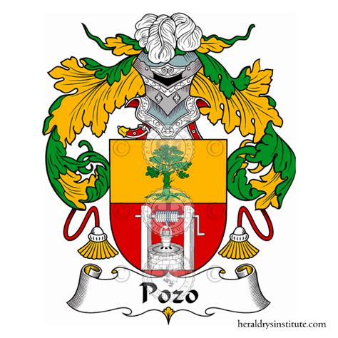 Pozo familia heráldica genealogía escudo Pozo