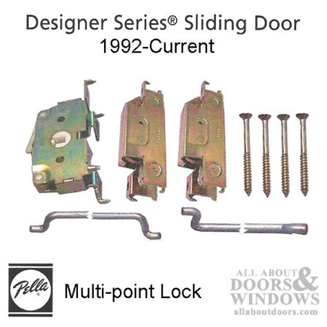 Pella Sliding Patio Door Multipoint Lock Assembly