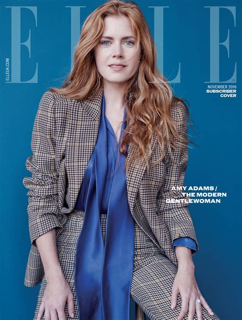 Amy Adams In Elle Uk November 2016 By Liz Collins