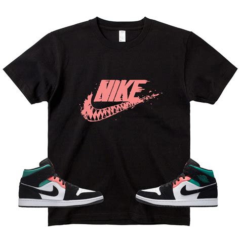 Nike Logo Creative Design Tee To Match Air Jordan 1 T Shirt Etsy