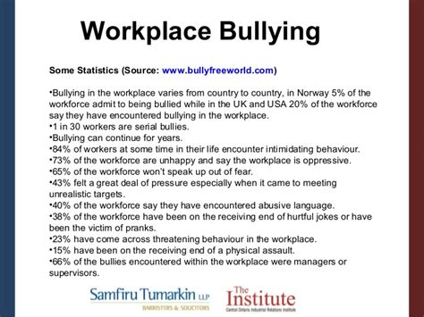 Check spelling or type a new query. Workplace Bullying