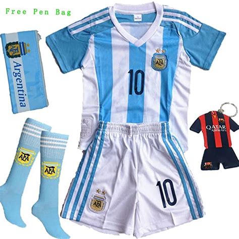 Gamesdur 20162017 Argentina Lionel Messi 10 Away Soccer Kids Jersey