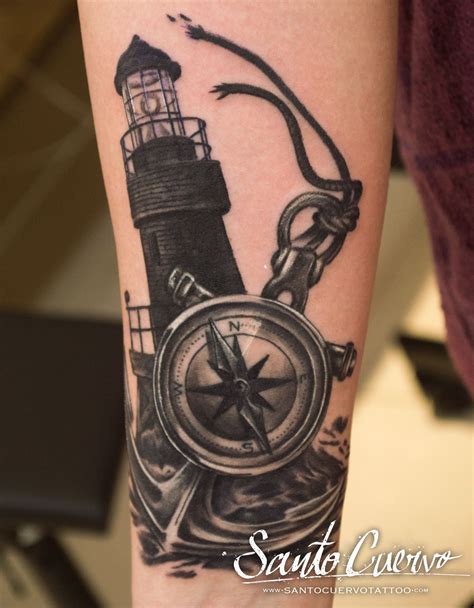 Anchor And Compass And Wheel Men Tattoo Image Result For Compass And Anchor Tattoo Anchor