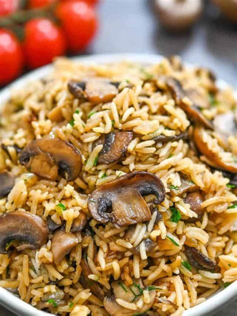 Quick And Easy Mushroom Rice Eat Something Vegan