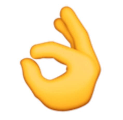Emoji Hand Ok Thumb Signal Gesture Emoji Png Download 12001170