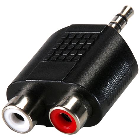 35mm Stereo Plug To Dual Rca Jack Adapter Ebay