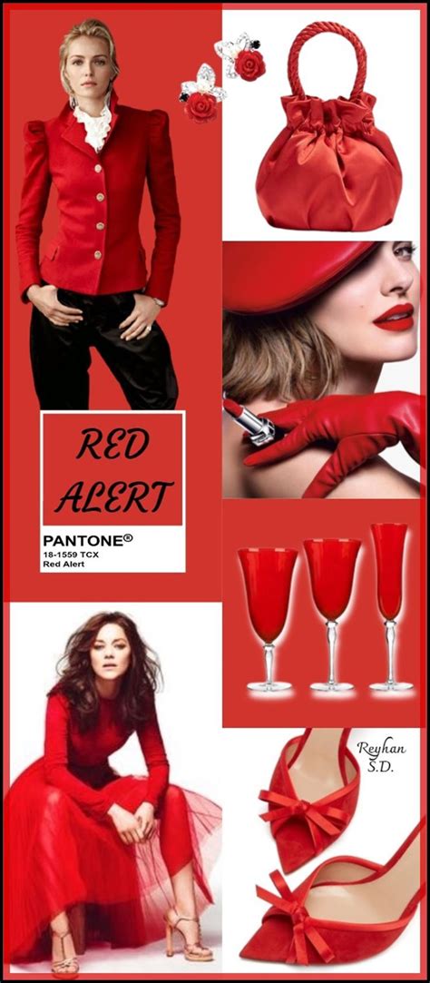 Pantone Red Pantone Color Red Colour Palette Collage Design Color