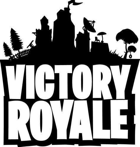 Fortnite Victory Royale Logo Blank
