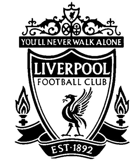 Coloring Page Soccer Liverpool Badge 18