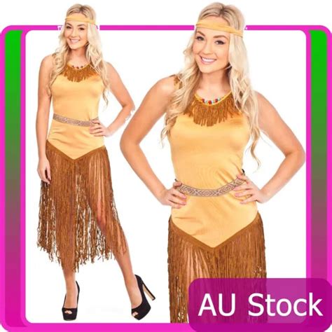 indian princess native american costume pocahontas fancy dress wild west outfit 14 48 picclick