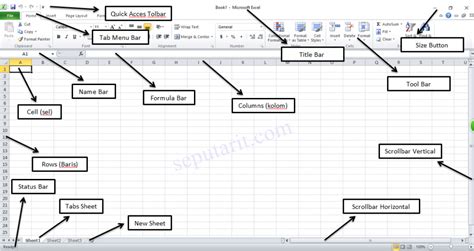 Bagian Bagian Microsoft Excel Beserta Fungsinya Lengkap