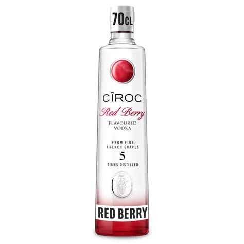 Ciroc Red Berry Flavoured Vodka Vol Cl Bottle BB Foodservice