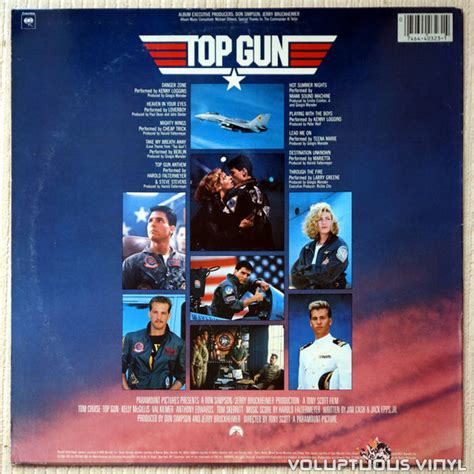 Various ‎ Top Gun Original Motion Picture Soundtrack 1986 Vinyl
