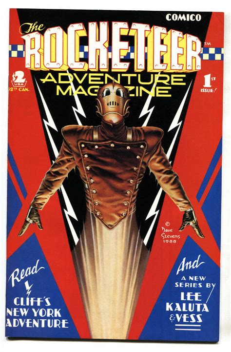 Rocketeer Adventure Magazine 1 1989 Dave Stevens Art Comic Book