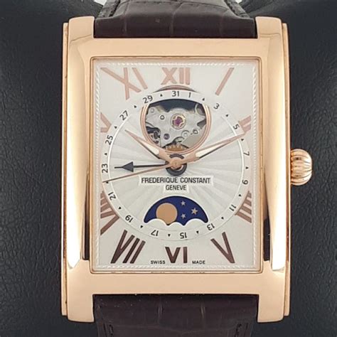 Frédérique Constant Carree Open Hearth Moon Phase Catawiki