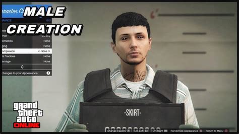 Gta Online Tryhard Male Character Creation Tutorial Playstation Pc