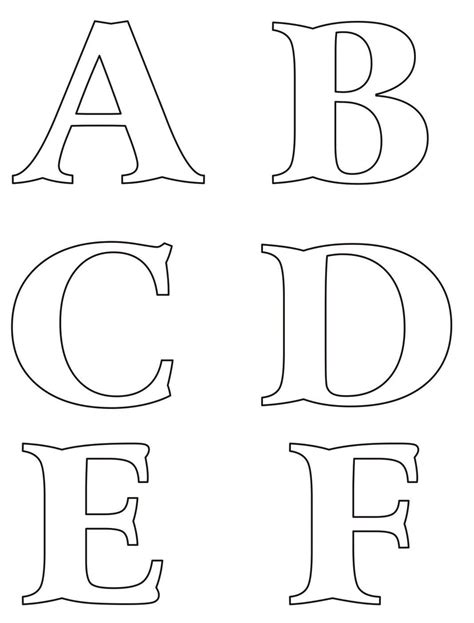 Imagem Relacionada Moldes De Letras Abecedario Letras Para Recortar