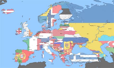 Europe But Every Country Was Switched With Each Other Imaginarymaps