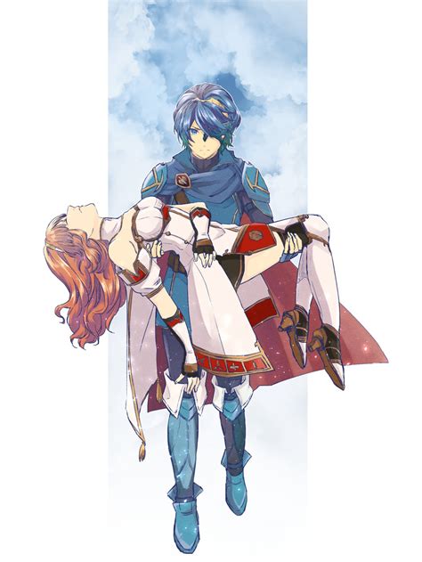 Lucina Celica And Marth Fire Emblem And 3 More Drawn By Nishimura