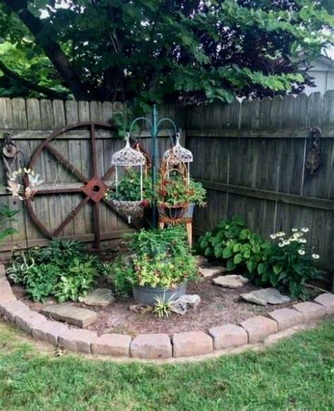No matter their size, they're a great way to get in touch with nature without leaving your backyard corner garden ideas. patio garden ideas seating area #patiogardenideasbudgetbackyard | Backyard landscaping designs ...