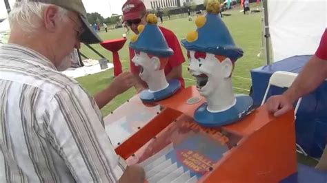 Feeding Clowns By Ping Pong Balls Fun Youtube