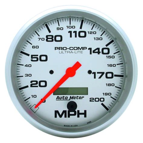 Auto Meter® Ultra Lite Series Speedometer Gauges
