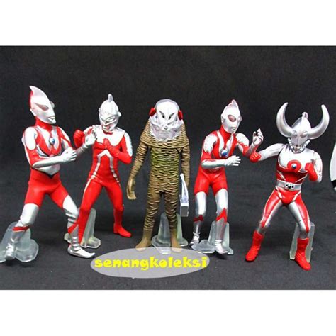 Jual Action Figure Mainan Ultraman Set Of 5 Di Seller Denis Toy