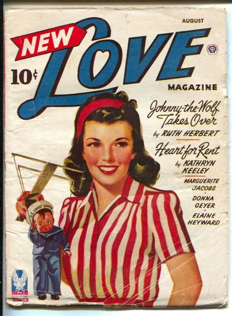 New Love 81944 Popular Romantic Pulp Fiction Wwii Era Pin Up Girl