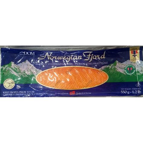 Norwegian Fjord Smoked Salmon 550 G Deliver Grocery Online Dg