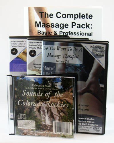 Massage Therapy Professionals Pack 3 Dvd And Workbook Pack Plus Bonus Relaxation
