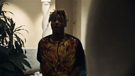 Printed T Shirt Worn By Juice Wrld In His Black And White Music Video
