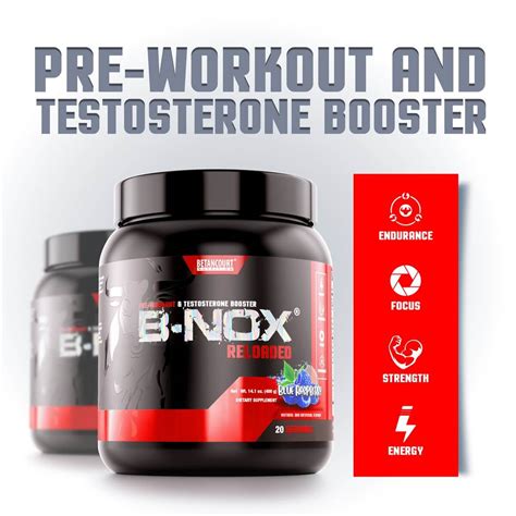 Betancourt B Nox Reloaded 20 Serve 400g Clinically Dosed Pre Workout And Testosterone Booster
