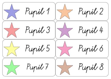 That way, it doesn't take as much space when viewing its text, but allows the flexibility of editing the value it contains. Tray and peg name labels - cursive font | Teaching Resources