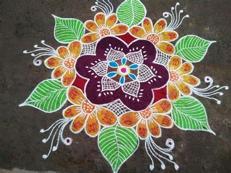 9 Simple Kolam Images Perfect For Your Wedding Entryway