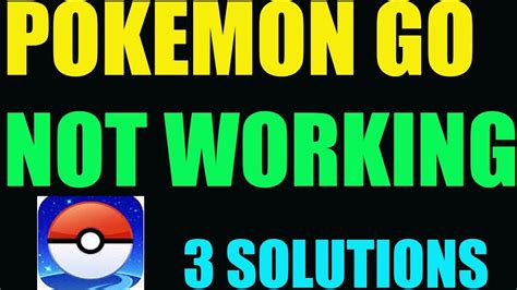 Fix Pokemon Go Not Working I 3 Solutions 2023 Youtube