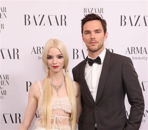 Anya Taylor Joy And Nicholas Hoult Attends The Harpers Bazaar Women Of