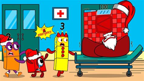Emergency Numberblocks 100s Santa Claus Seriously Is Sick