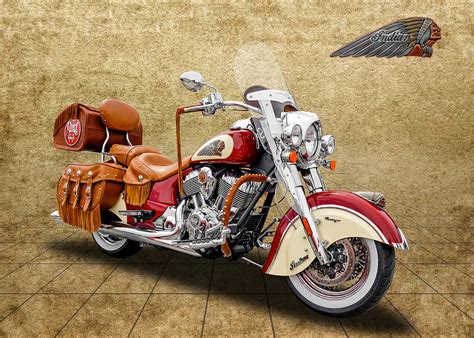 2015 Indian Chief Vintage Motorcycle 1 Photograph By