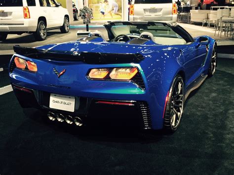 2015 Corvette Z06 In Blue At The La Auto Show Corvette Mike Used