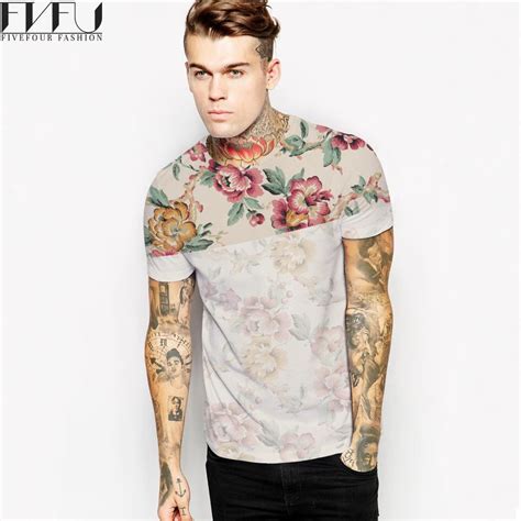 They're simple, versatile and they work for virtually any occasion. 2017 Summer Style T shirt Men Casual Flowers 3D Print Tees ...