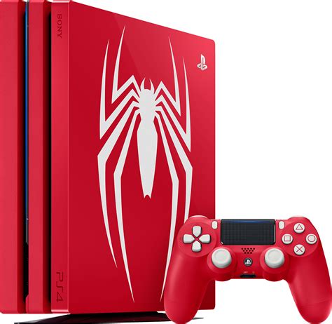 Playstation 4 Pro 1tb Console Limited Amazing Red Spider Man Edition