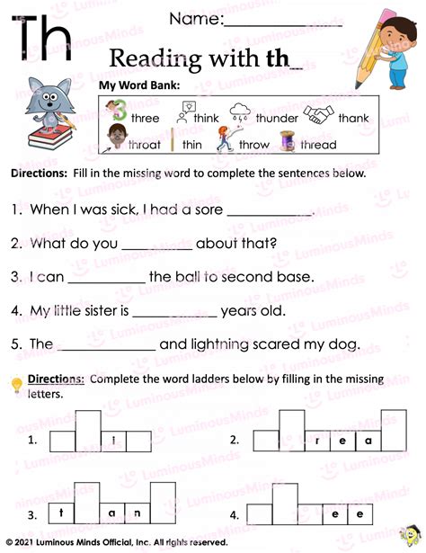 reading comprehension worksheets reading with digraph th sexiezpicz web porn