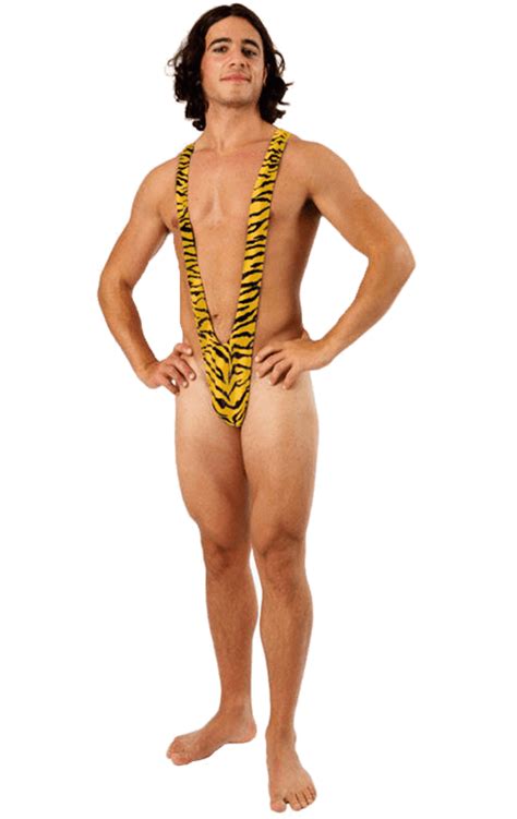 スーパーセール One Mankini Santa Men S Swimsuit Borat Thong Dress Up Stag Party Ar