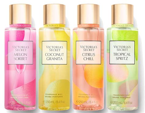 Bronzed coconut lotion and brume parfumee pink. Victoria's Secret Summer Spritzers body fragrances - The ...