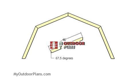 10x12 Gambrel Shed Roof Plans Myoutdoorplans